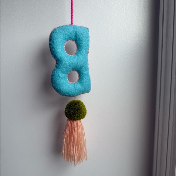 Floral Pink and Purple Wall Hanging Decor - Picture 4 of 6